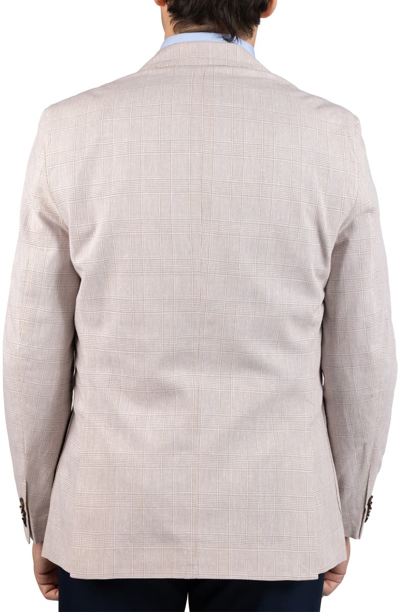 TailorByrd Check Sport Coat, Alternate, color, Khaki