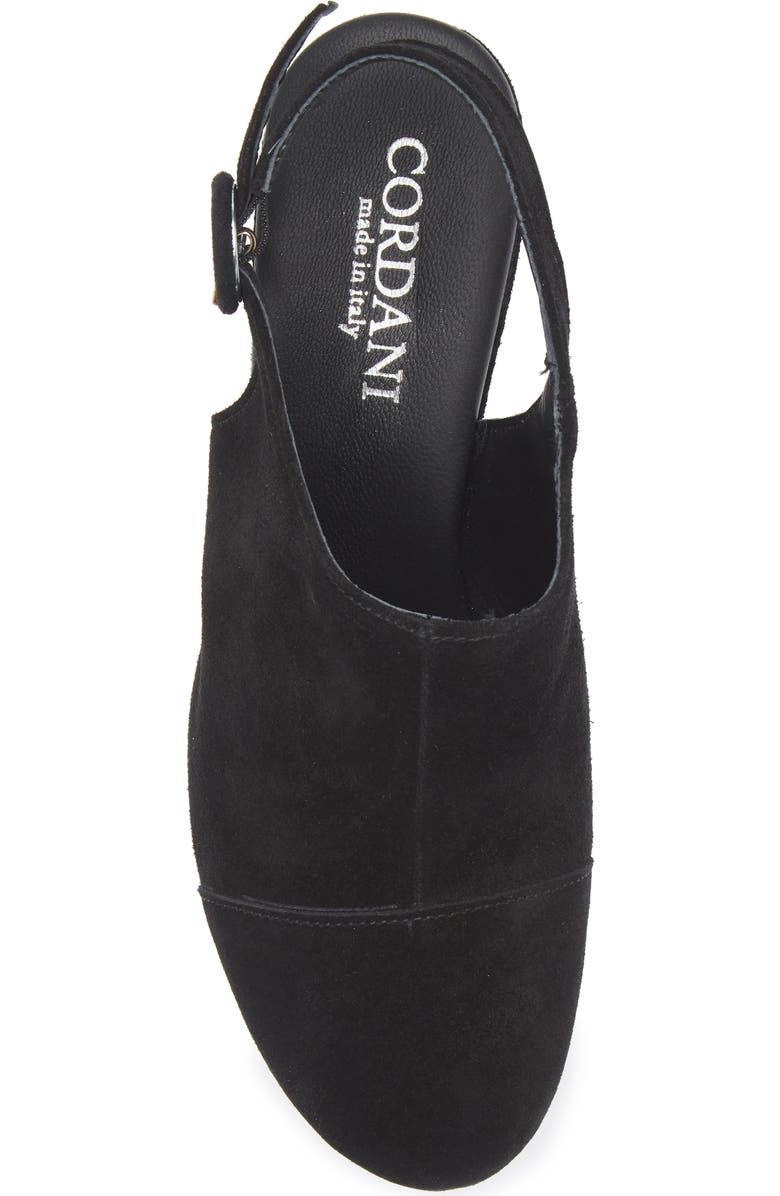 Cordani Tessa Block Heel Clog, Alternate, color, Crosta Nero