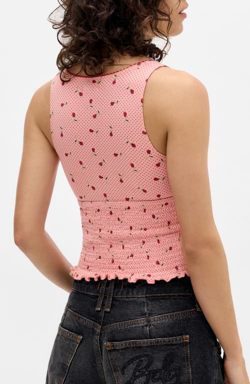 Bdg Urban Outfitters Verity Smocked Crop Tank