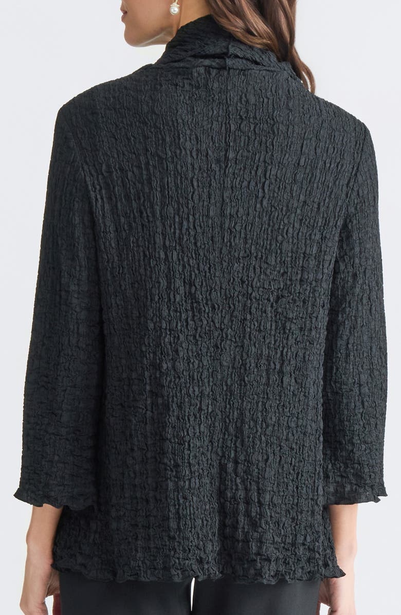 KASPER Pucker Knit Cardigan, Alternate, color, 