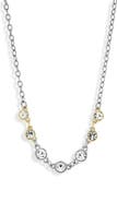 AllSaints Two-Tone Crystal Frontal Necklace