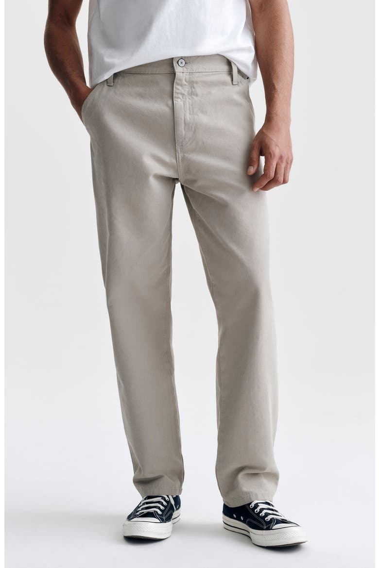 Williamsburg Relaxed Straight Leg Canvas Carpenter Pants, Main, color, SAGE COLORED CANVAS