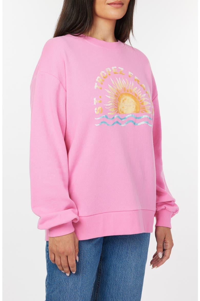 Millie Beach Terry Sweatshirt, Alternate, color, SACKET PINK GRAPHIC