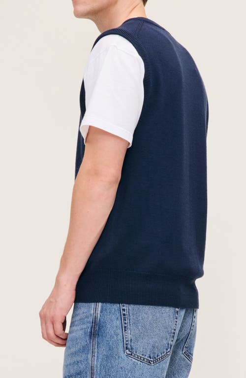 Dl1961 Merino Wool Sweater Vest In Blue