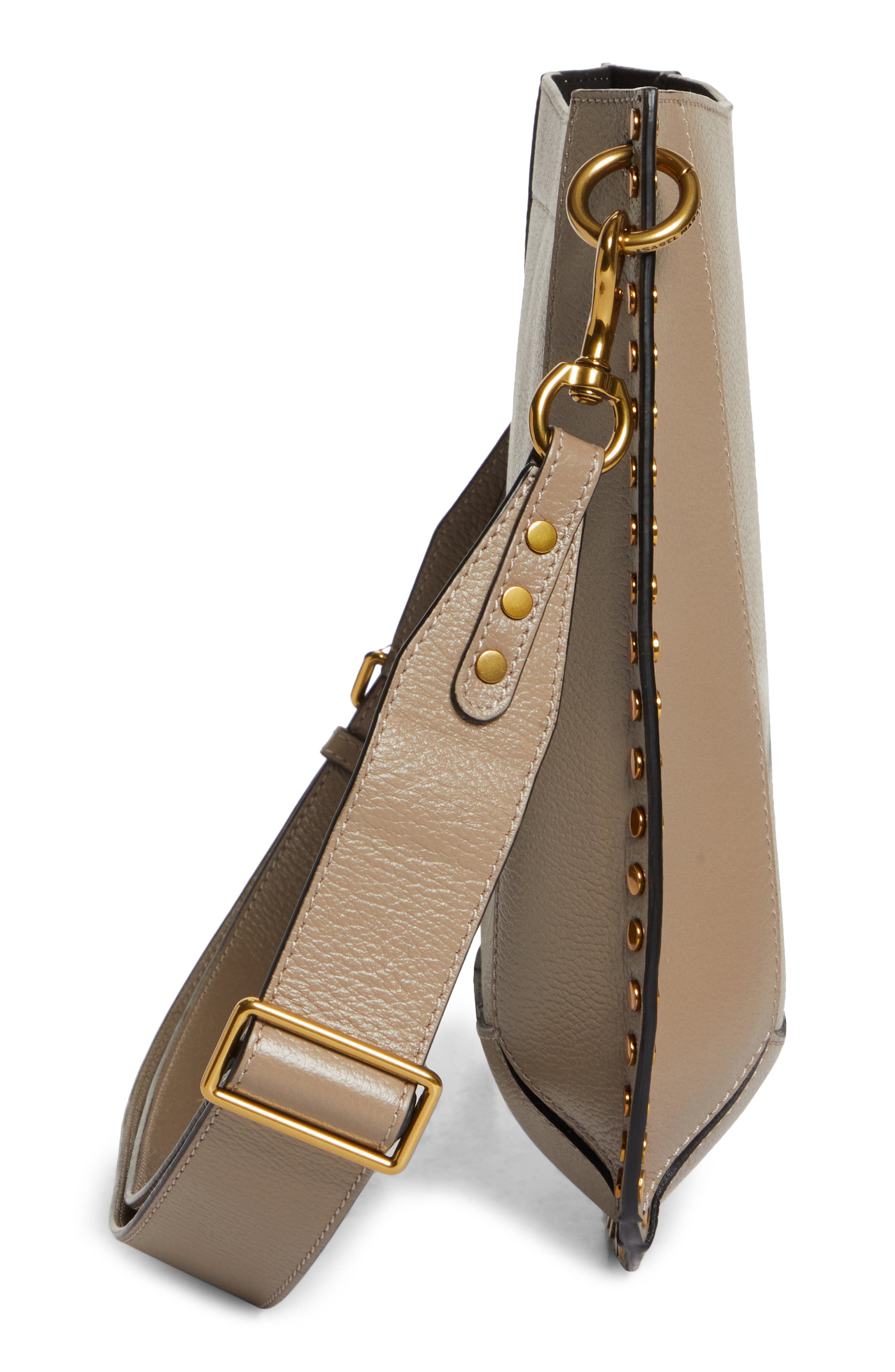 Oskan Leather Shoulder Bag, Alternate, color, LIGHT BEIGE