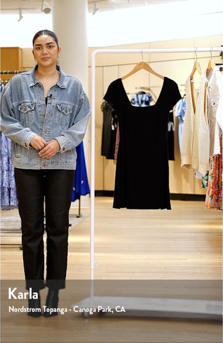 Square Neck Minidress, sales video thumbnail