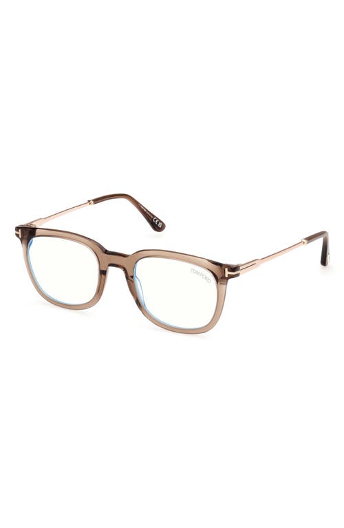 Tom Ford 50mm Square Blue Light Blocking Glasses