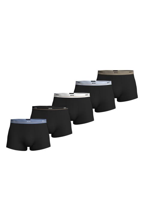Assorted 5-Pack Essential Stretch Cotton Trunks