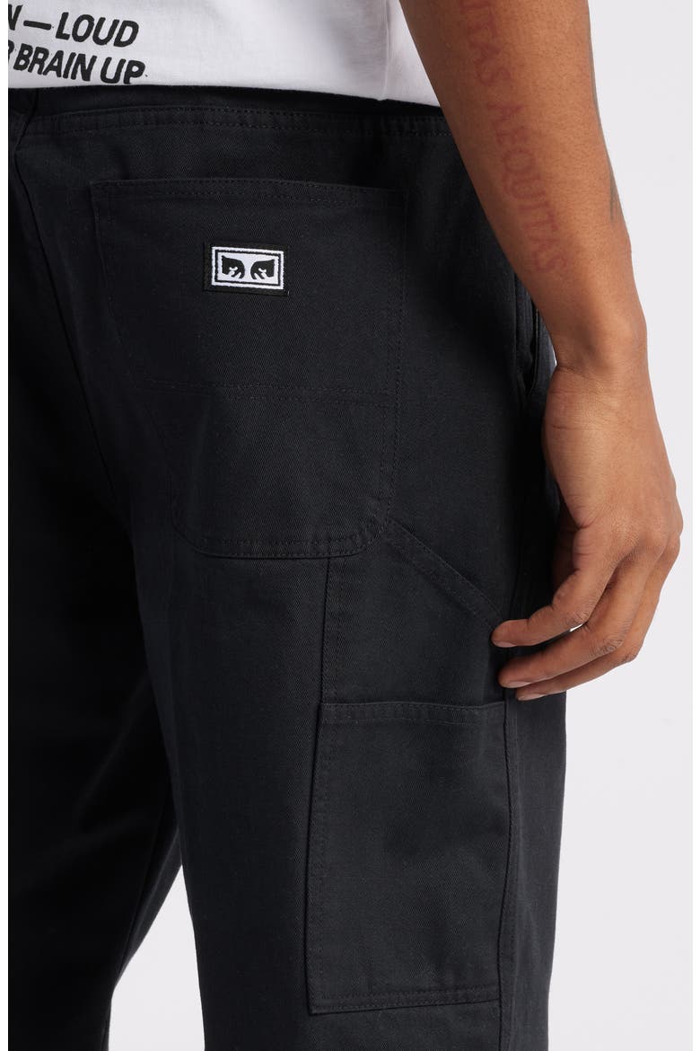 Hardwork Carpenter Pants, Alternate, color, BLACK
