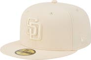 New Era Men's New Era Cream San Diego Padres Color Pack 59FIFTY Fitted Hat