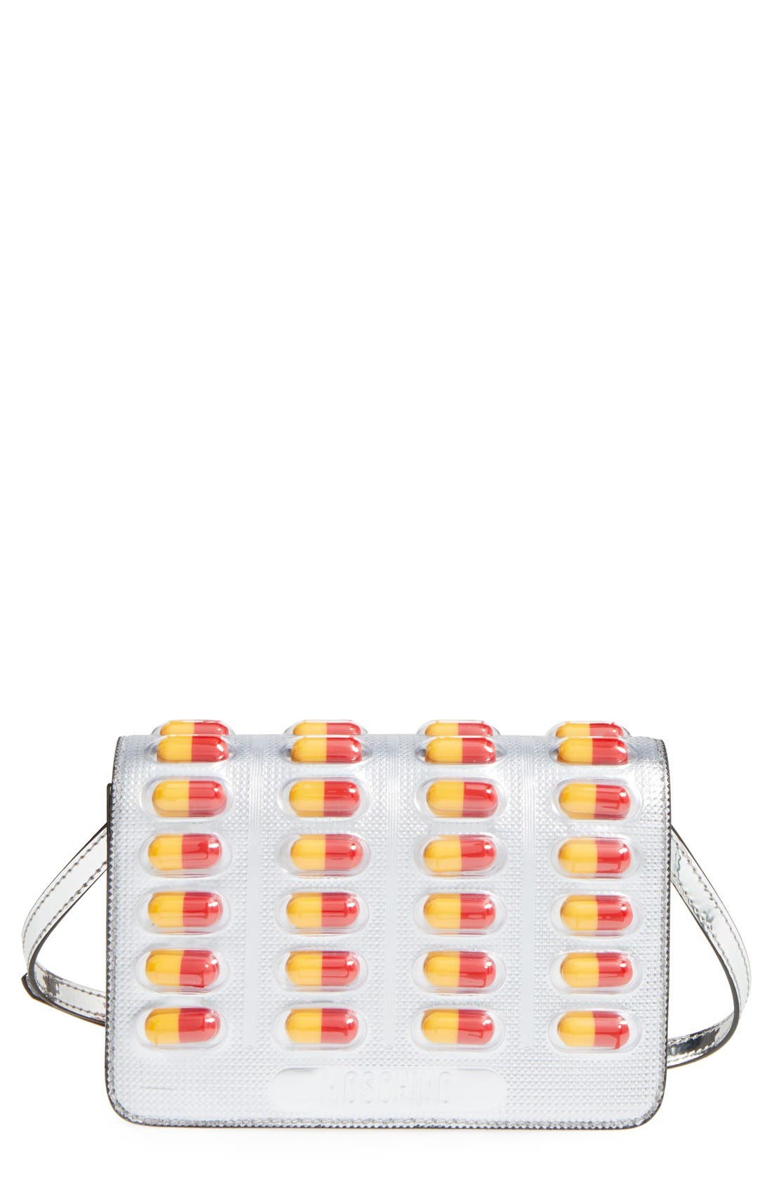 Moschino Capsule Crossbody Bag, Main, color, 