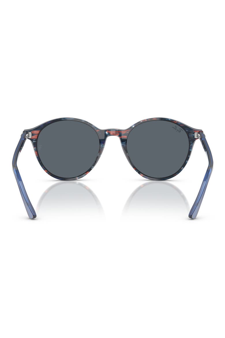 Phantos 53mm Round Sunglasses, Alternate, color, BLUE