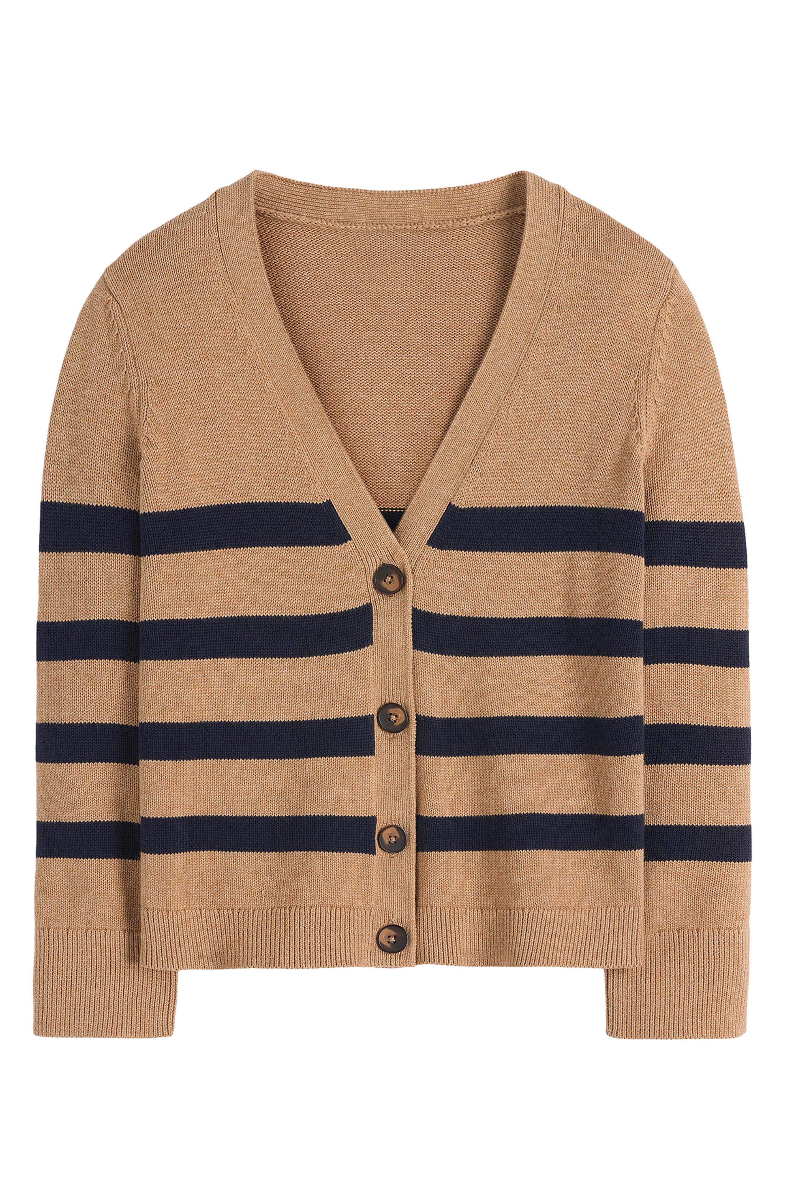 selected CAMEL MELANGE, STRIPE