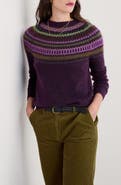 Seasalt Cornwall Annik Fair Isle Wool & Mohair Blend Sweater