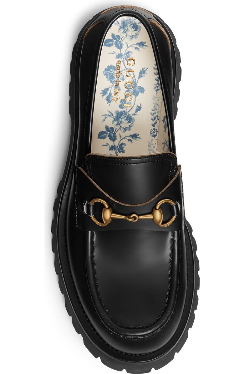 Gucci Bit Lug Sole Loafer, Alternate, color,
