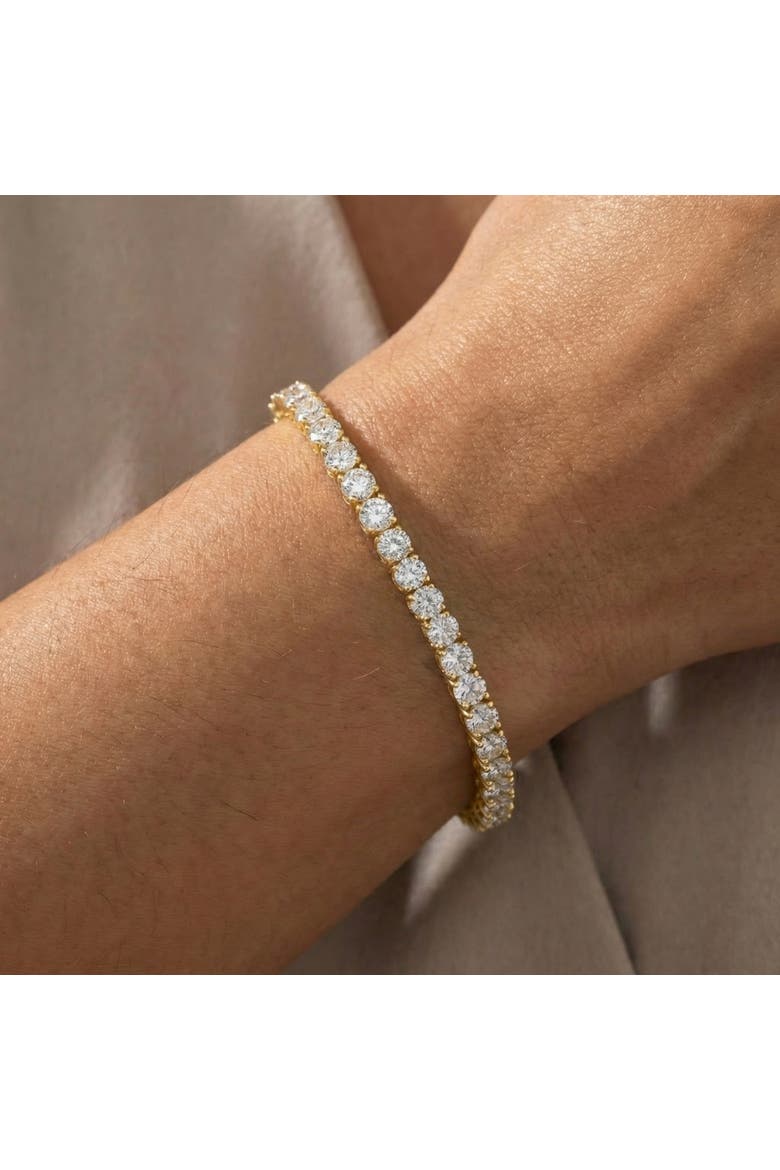 8.00Ct Diamond Tennis Bracelet 14k Gold Lab Grown 7", Alternate, color, 14k White Gold