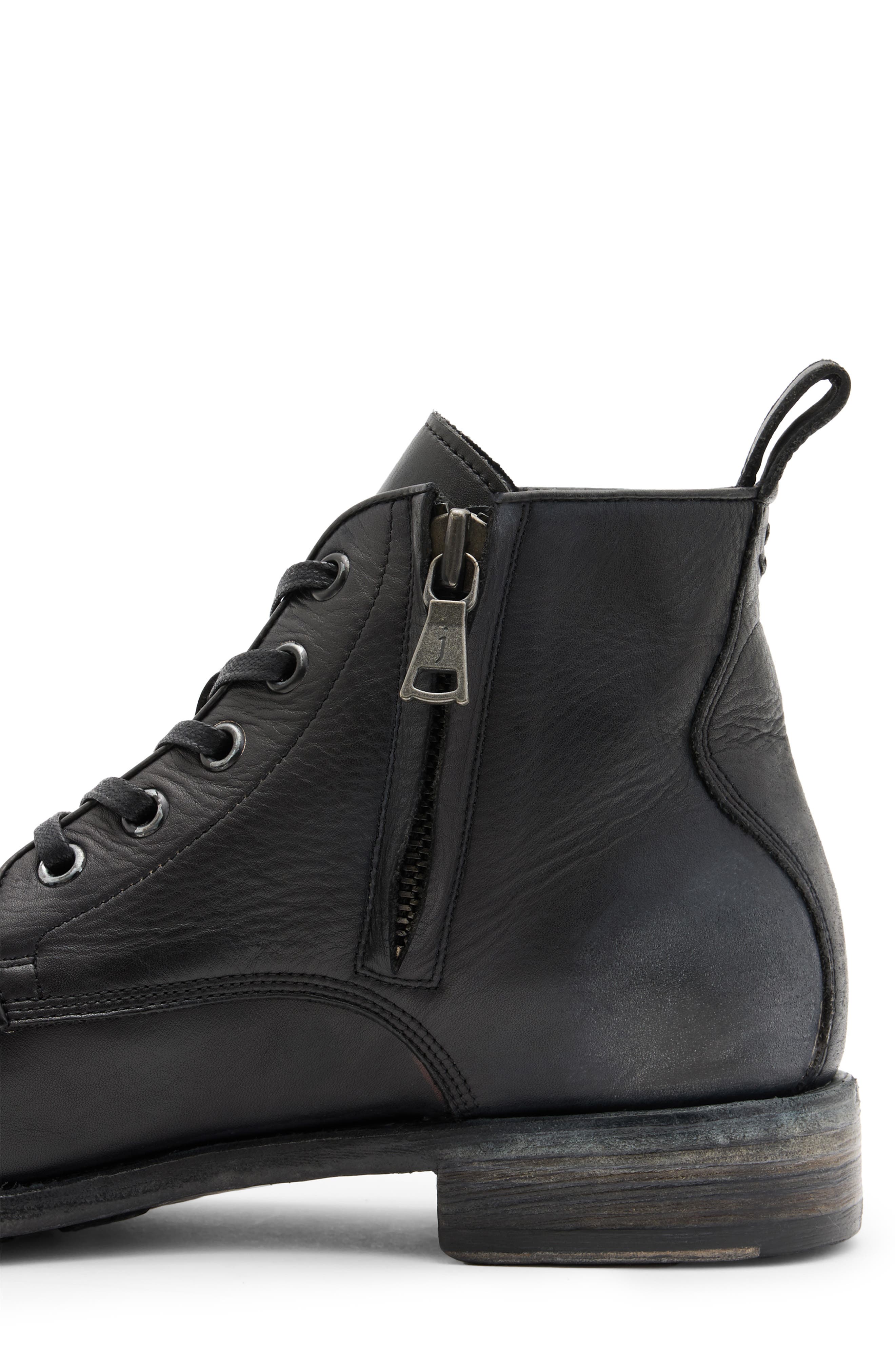 John Varvatos Moto Lace-Up Boot, Alternate, color, 
