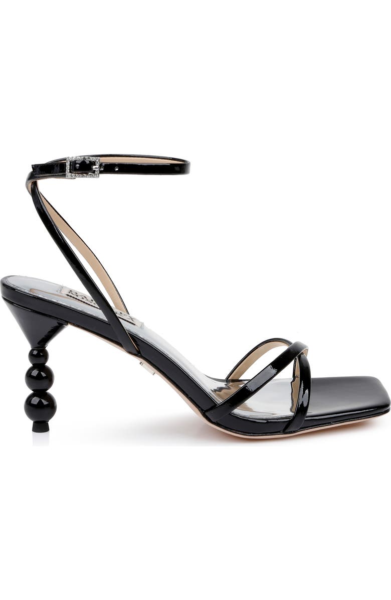 Badgley Mischka Collection Callie Ankle Strap Sandal, Alternate, color, Black