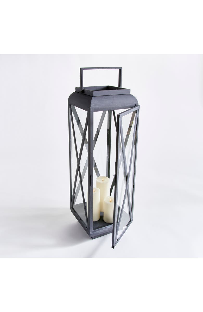 Napa Home & Garden Terrazza Outdoor Lantern Large, Alternate, color, Gray