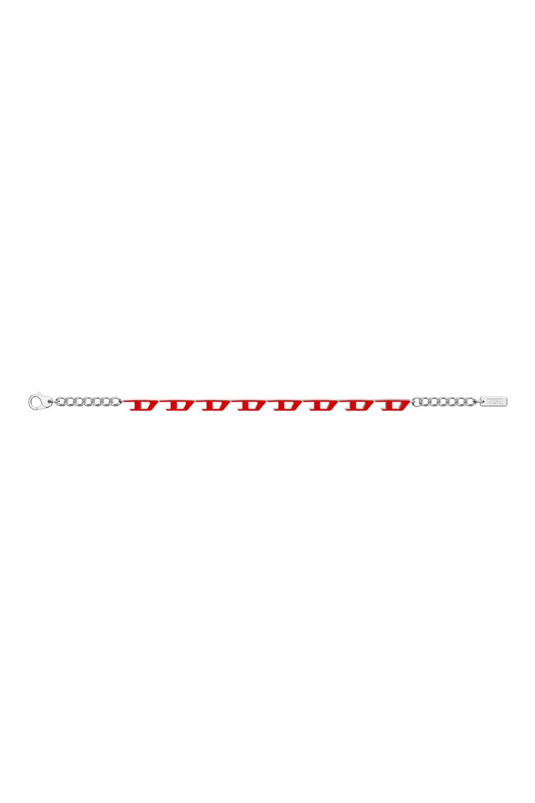 Logo Link Bracelet, Alternate, color, SILVER