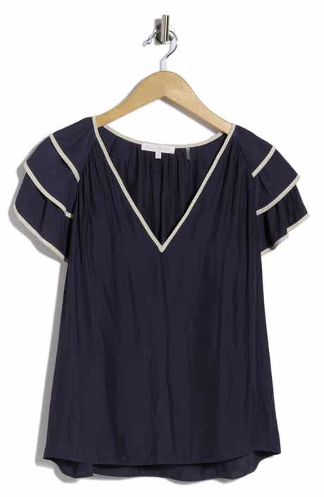 Jordan Tiered Flutter Sleeve Top