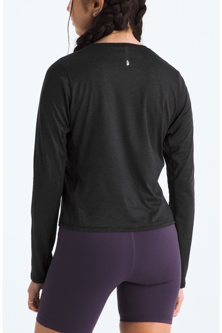 Jaida FlashDry-XD Performance Long Sleeve T-Shirt, Alternate, color, TNF BLACK DARK HEATHER