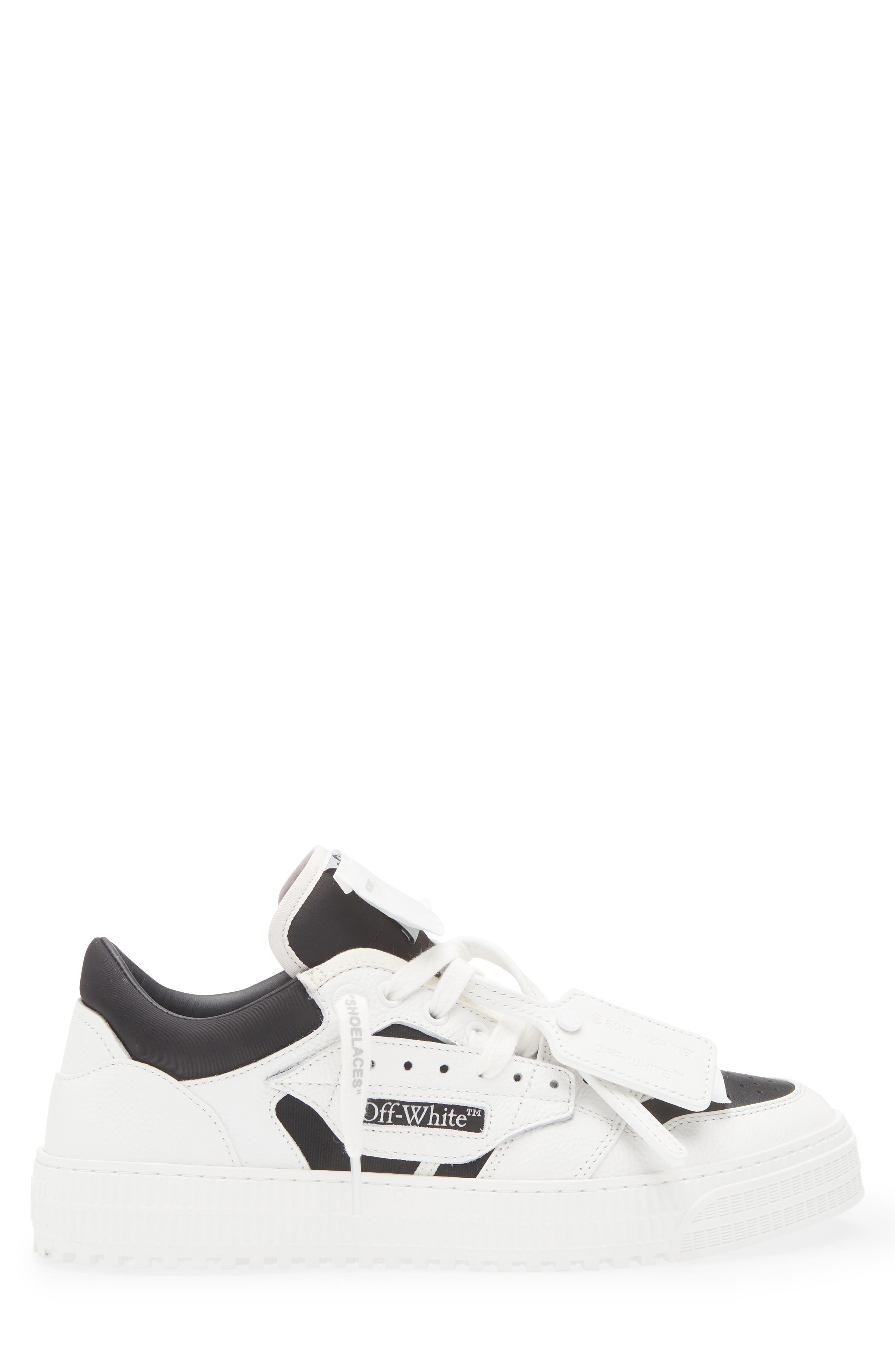 Off-White Low 3.0 Off Court Sneaker, Alternate, color, White - Black