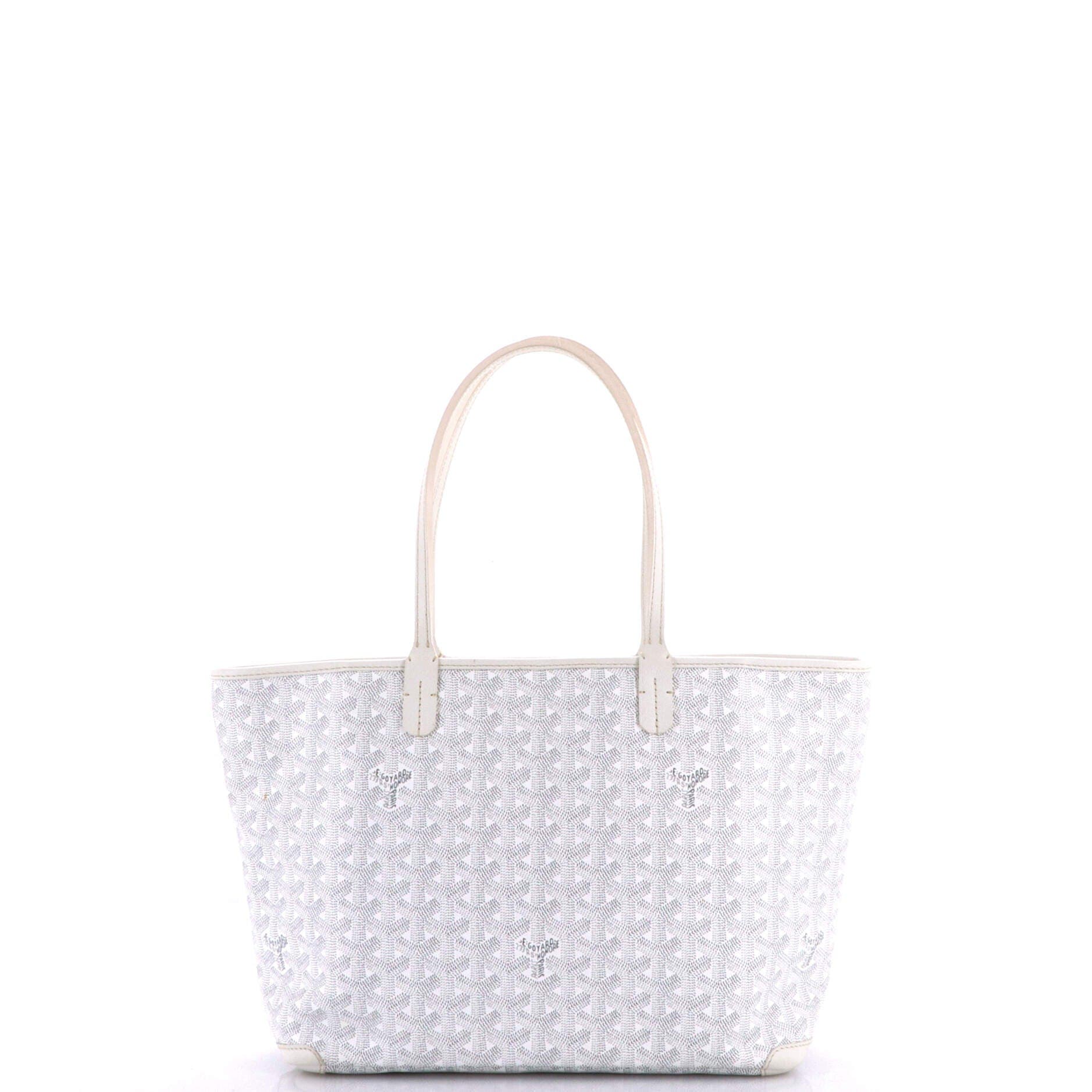 Artois Tote Coated Canvas PM, Alternate, color, White
