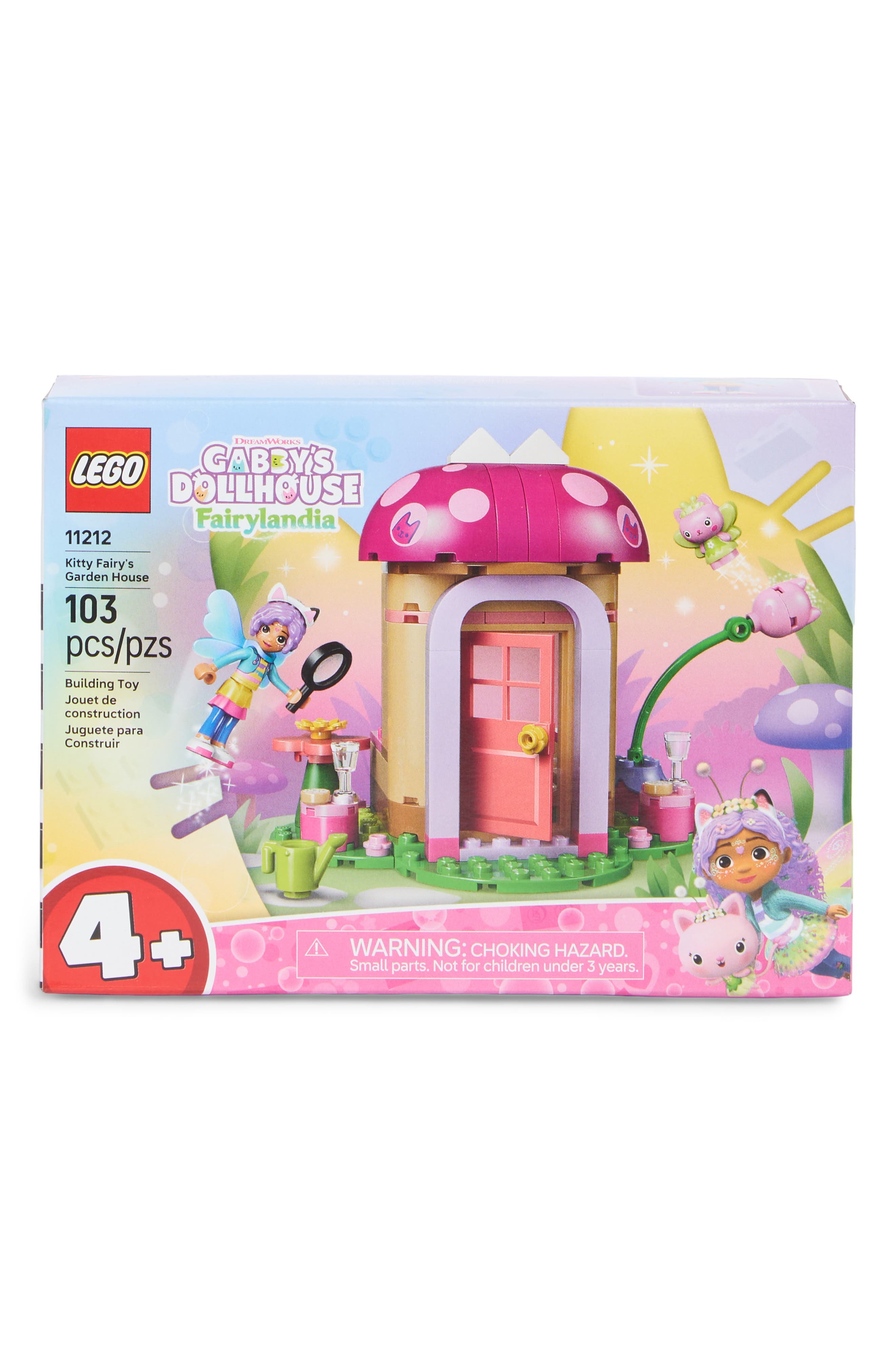 Gabby's Dollhouse Fairylandia Kitty Fairy's Garden House Building Set - 11212