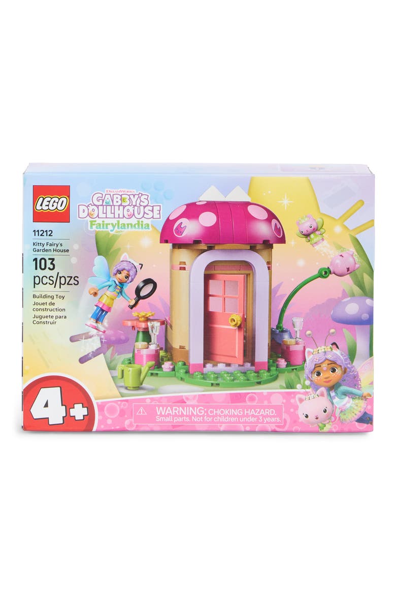 Gabby's Dollhouse Fairylandia Kitty Fairy's Garden House Building Set - 11212, Main, color, MULTI