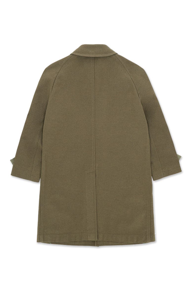 Vintage Blue Single-Breasted Coat, Alternate, color, Green