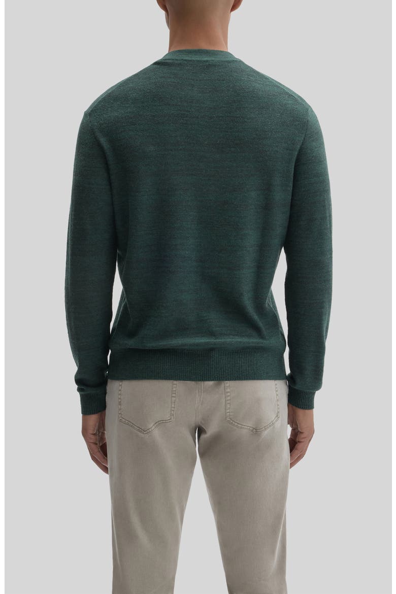 Aranda Merino Wool Henley Sweater, Alternate, color, FOREST RIVER