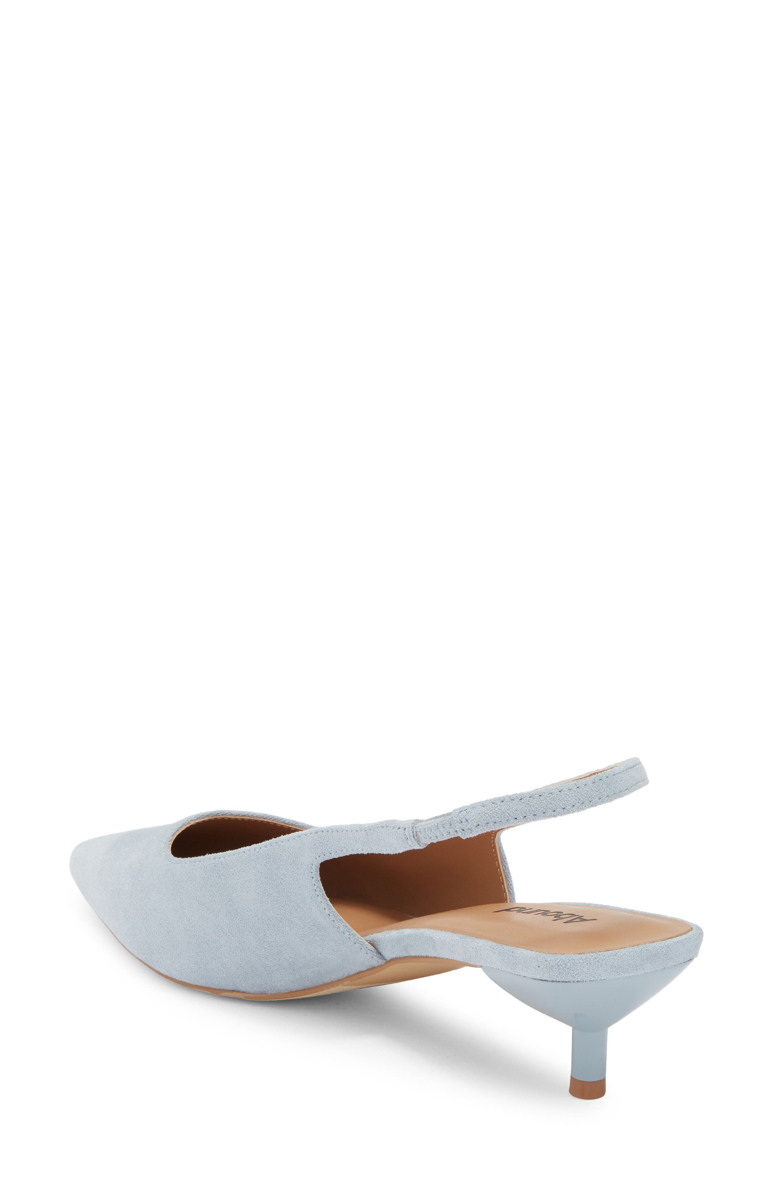 Landria Slingback Kitten Heel Pump, Alternate, color, BLUE LIGHT
