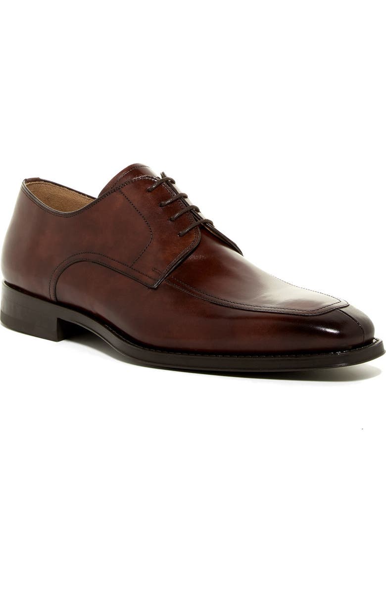 Magnanni Prix Leather Apron Toe Derby, Main, color,