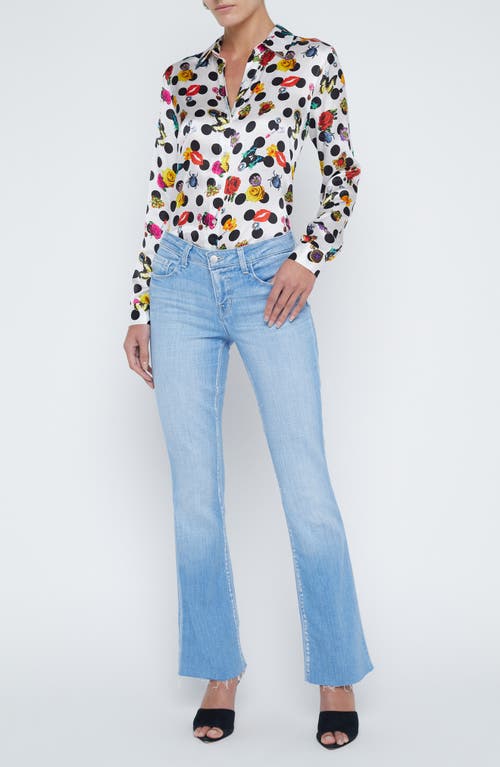 L'agence Sneeki Low-rise Straight-leg Jean In Bayview