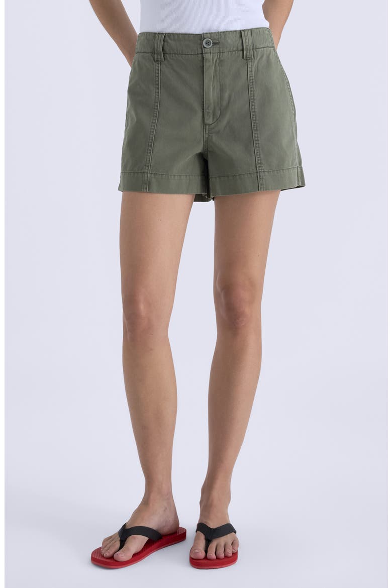 Mason Cotton Twill Shorts, Main, color, MEADOW