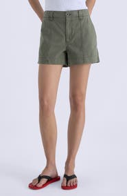 Pistola Mason Cotton Twill Shorts