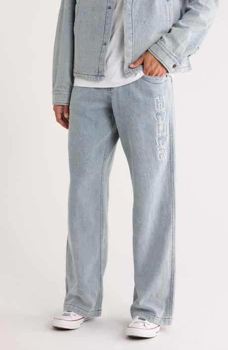 HONOR THE GIFT Swirl Jacquard Wide Leg Jeans