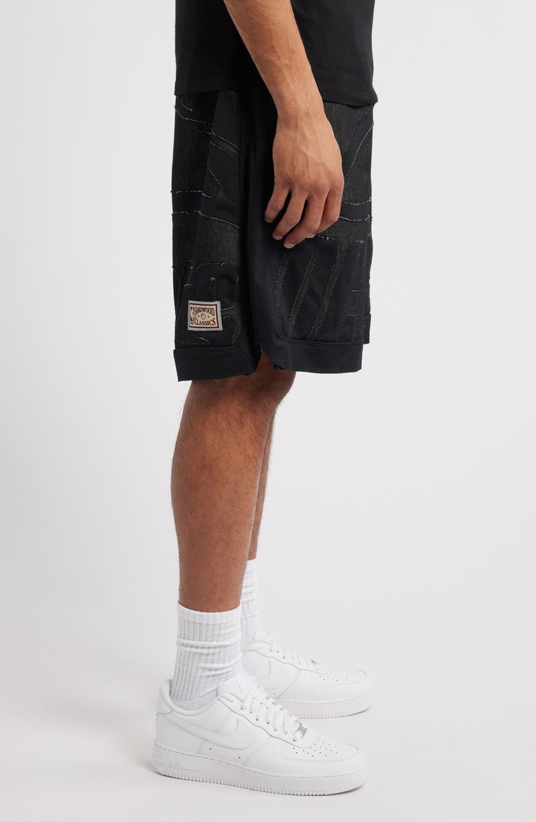 PURPLE BRAND x NBA Houston Rockets Mesh Shorts, Alternate, color, 