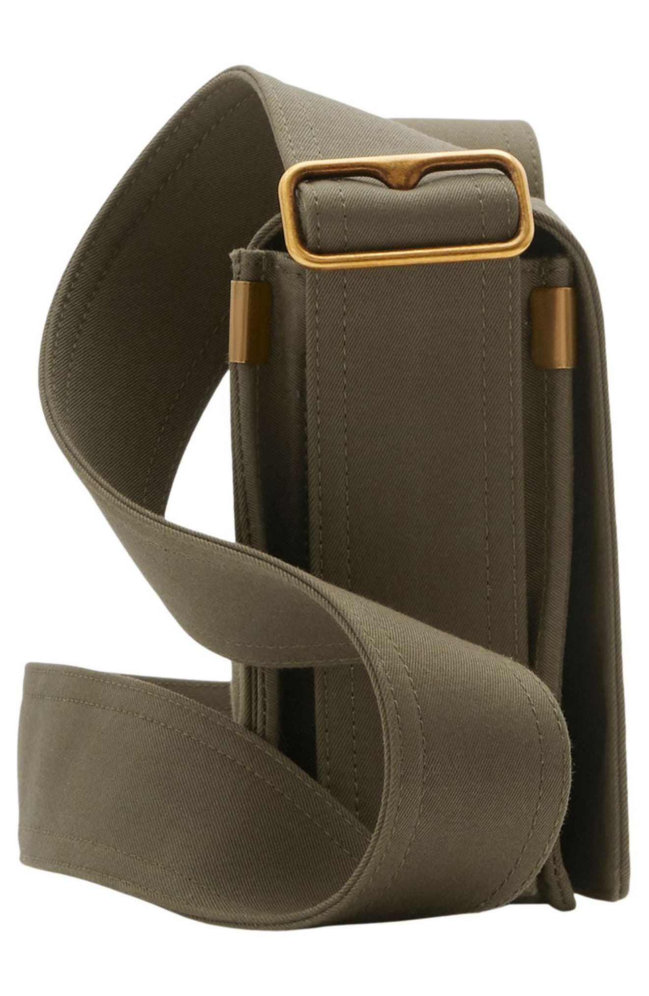 Burberry Trench Crossbody Bag, Alternate, color, Olive