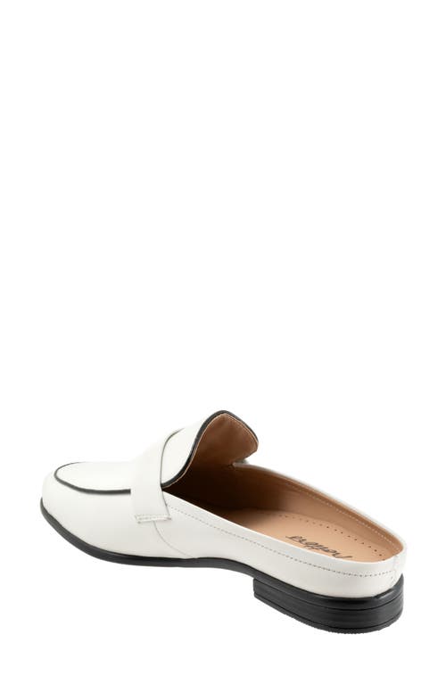 Trotters Lola Loafer Mule In White