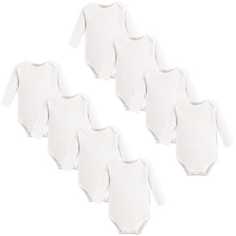 8Pk Long Sleeve Organic Bodysuits (Baby)