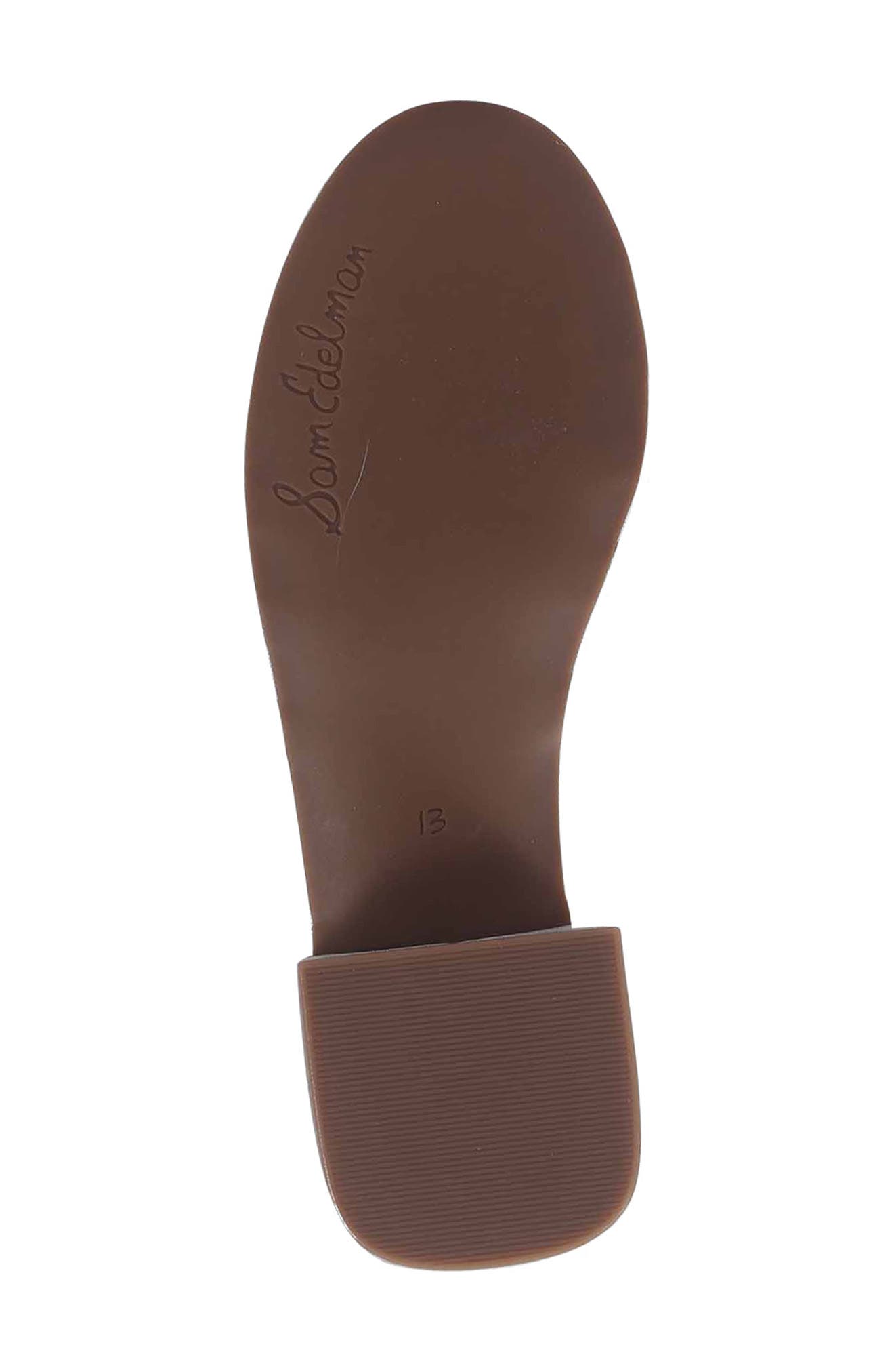 Sam Edelman Kids' Calla Floral Ankle Strap Sandal, Alternate, color, Gold