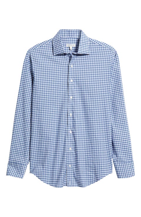 Lewis Performance Twill Button-Up Shirt