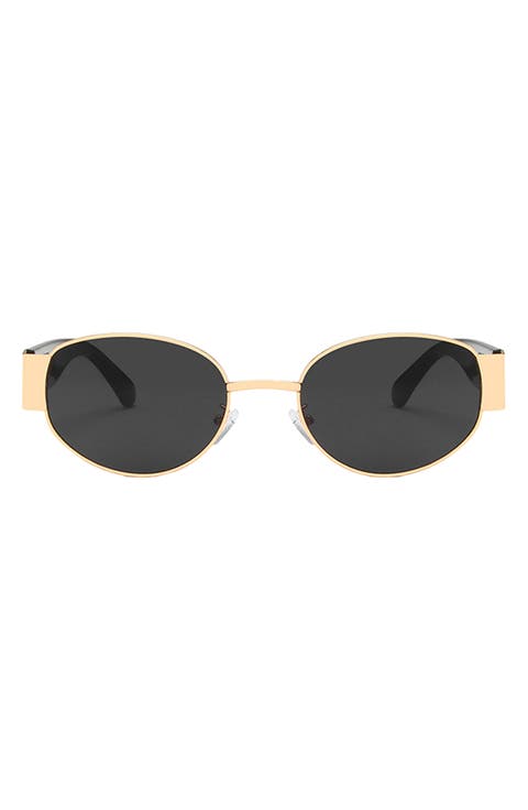 Elliot 57mm Polarized Oval Sunglasses