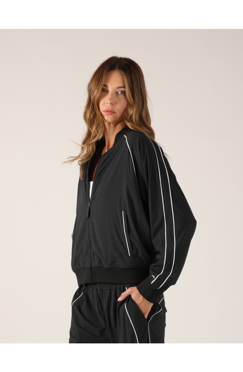 GLYDER Track Mode Jacket, Alternate, color, Black/White