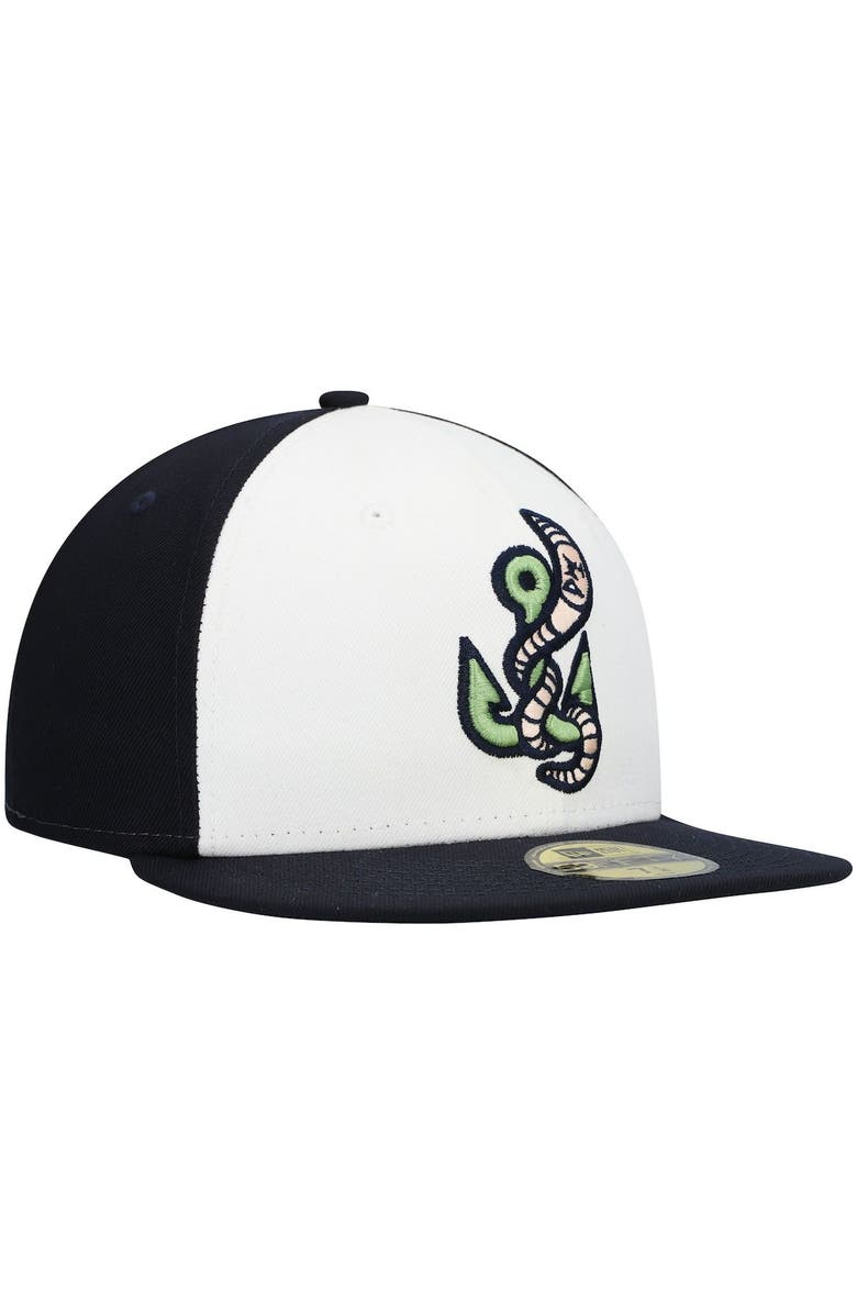 New Era Men's New Era White Gwinnett Stripers Authentic Collection Team Alternate 59FIFTY Fitted Hat, Alternate, color, White