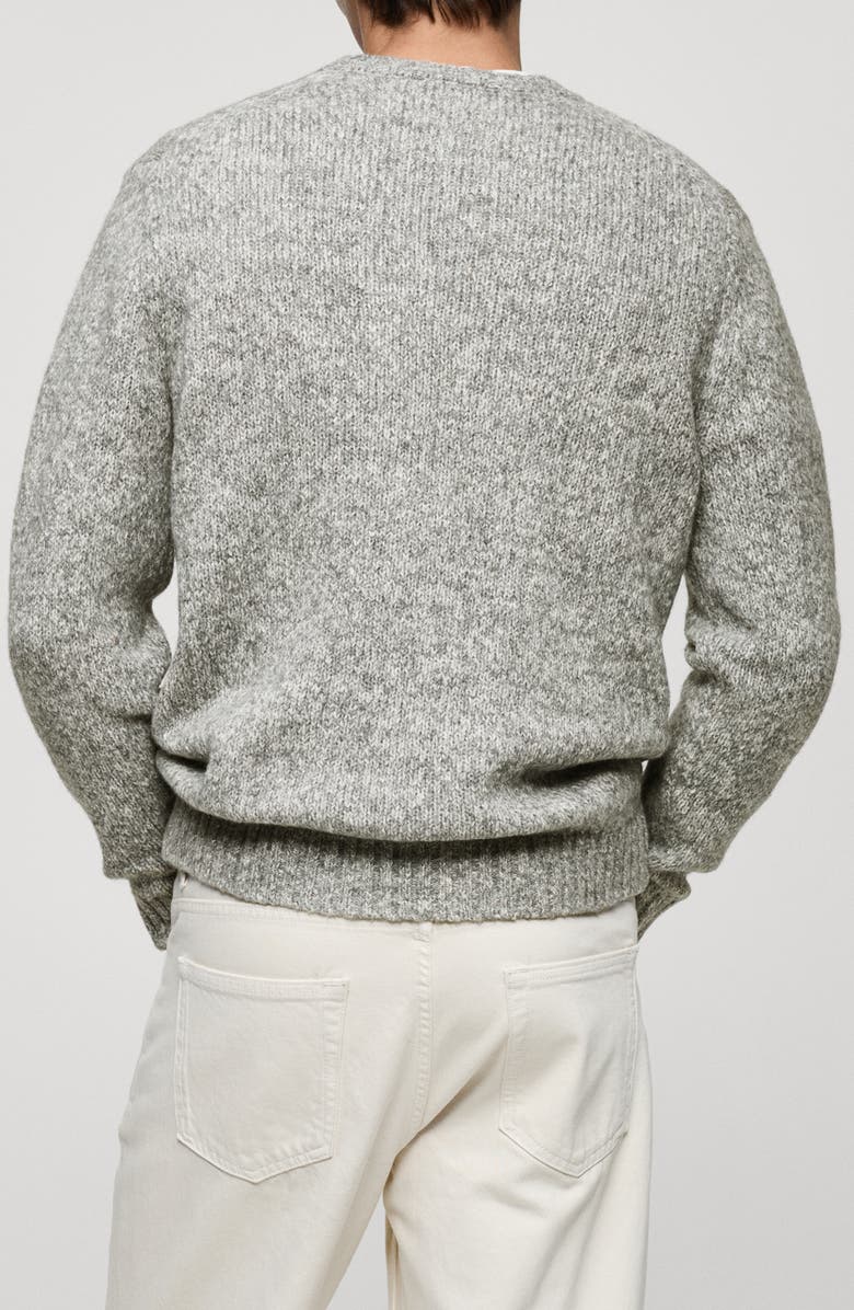 MANGO Wool Blend Sweater, Alternate, color, 