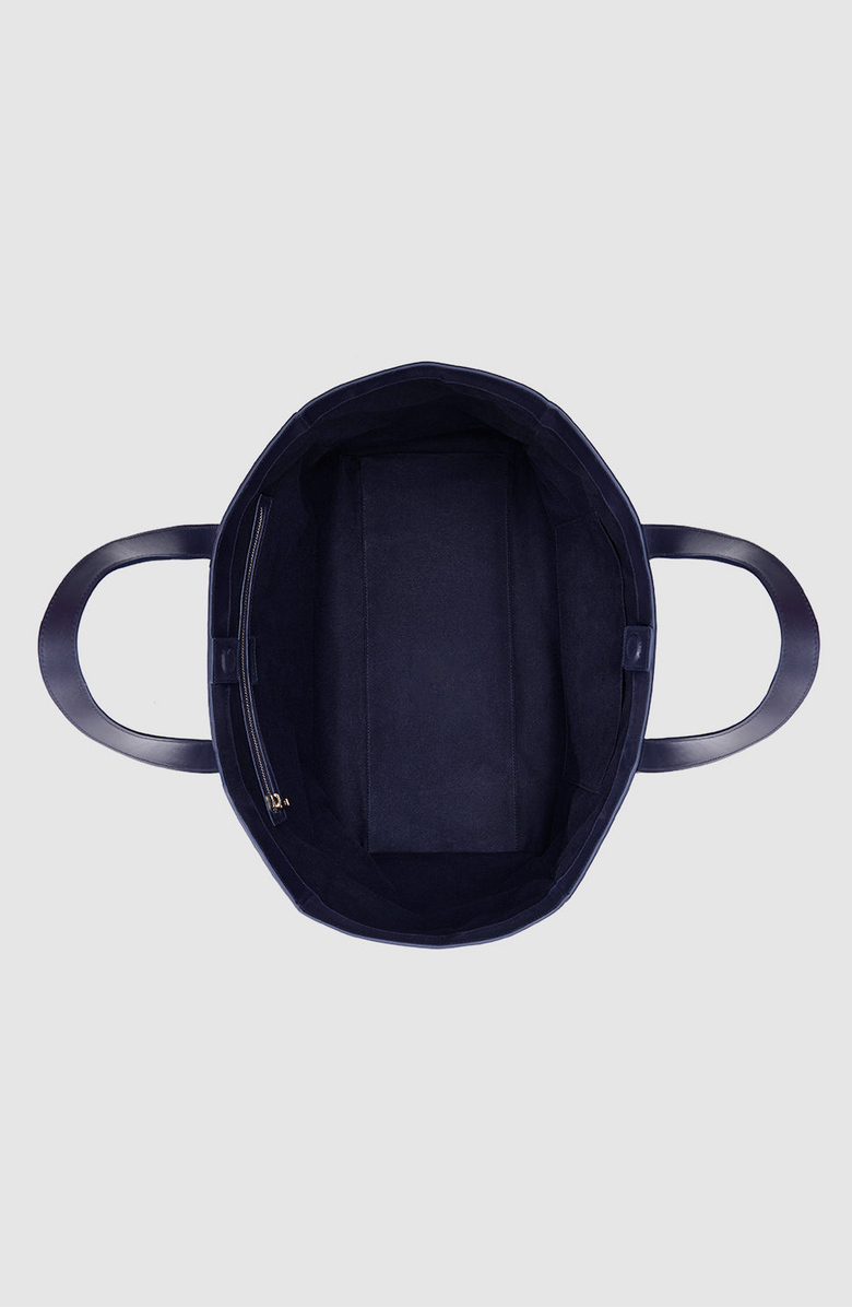 ANINE BING Rio Medium Tote, Alternate, color, Navy Suede