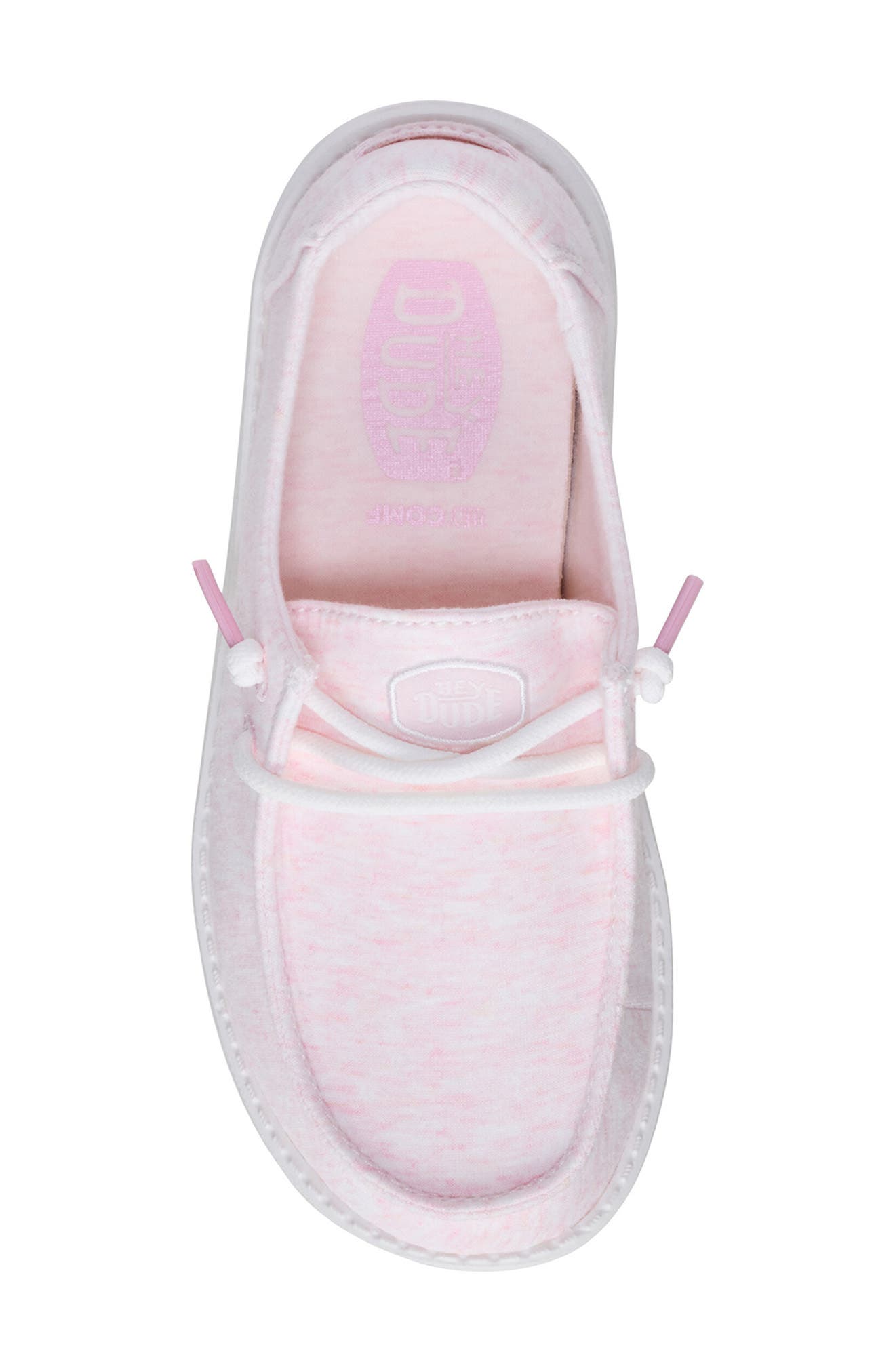 Kids' Wally Stretch Jersey Slip-On, Alternate, color, PINK